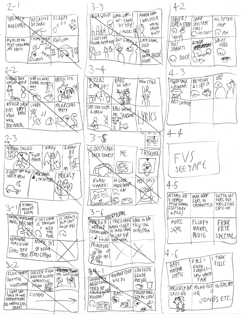 Diary thumbnails!